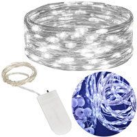 Гирлянда на батарейках Springos 1 м 10 LED CL4026 Cold White