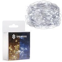 Гирлянда на батарейках Springos 2.9 м 30 LED CL0122 Cold White