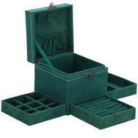Шкатулка для украшений (футляр для бижутерии) Springos 12 x 12 x 12 см HA1088