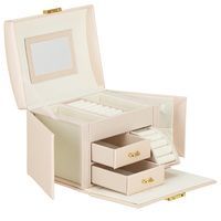 Шкатулка для украшений (футляр для бижутерии) Springos 17.5 x 12 x 13.5 см HA1086