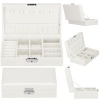 Шкатулка для украшений (футляр для бижутерии) Springos 21 x 11 x 6 см HA1033