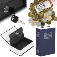 Книга-сейф (кешбокс) Springos 26.5 x 20 x 6.5 см для хранения денег и ценностей HA5048